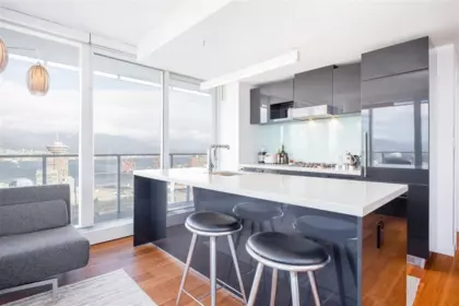 Living Room Photo of 4605 777 Richards Street, Vancouver, BC