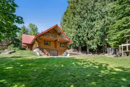 Aerial View of 5520 Graham Drive, Chilliwack, BC