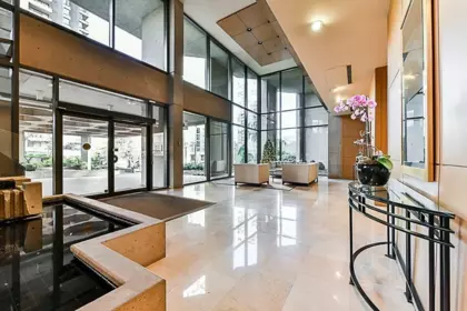 Living Room Photo of 501 738 Broughton Street, Vancouver, BC