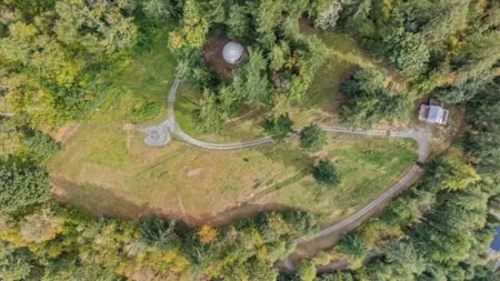 Aerial View of 48625 Wincott Road, Ryder Lake, BC