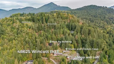 Exterior Rear Photo of 48625 Wincott Road, Ryder Lake, BC