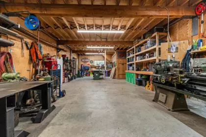 Garage Interior Photo of 48625 Wincott Road, Ryder Lake, BC