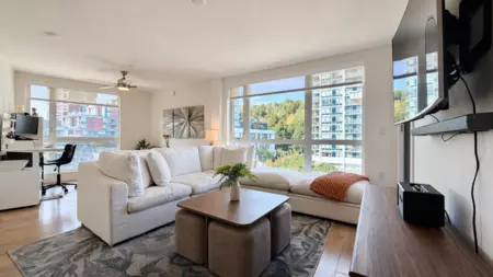 Dining Area Photo of 608 8580 River District Crossing, Vancouver, BC