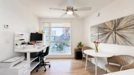 Kitchen Island Photo of 608 8580 River District Crossing, Vancouver, BC
