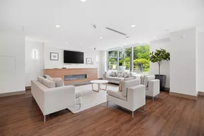 Outdoor Patio Photo of 608 8580 River District Crossing, Vancouver, BC