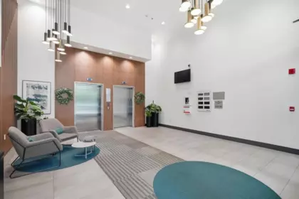 Powder Room Photo of 608 8580 River District Crossing, Vancouver, BC