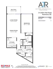 Basement Recreation Room Photo of 212 8291 Park Road, Richmond, BC
