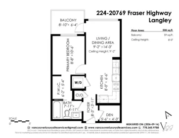 224 20769 Fraser Highway, Langley, BC, Langley — Apartment/Condo for sale