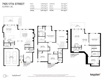 Exterior Rear Photo of 7105 177a Street, Surrey, BC