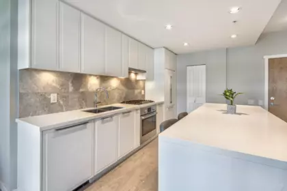 Dining Area Photo of 409 3188 Riverwalk Avenue, Vancouver, BC