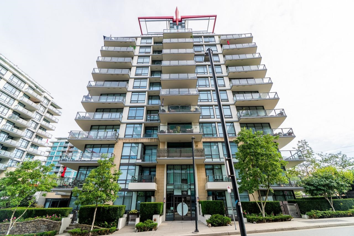 Exterior Rear Photo of 905 172 Victory Ship Way, North Vancouver, BC