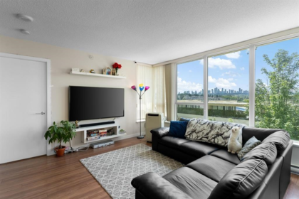 Living Room Photo of 405 2200 Douglas Road, Burnaby, BC
