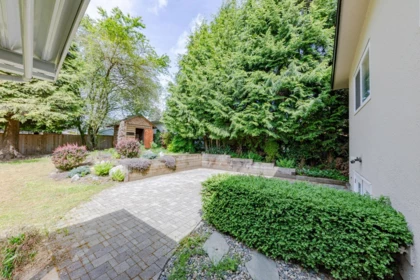 Aerial View of 3729 Wellington Street, Port Coquitlam, BC