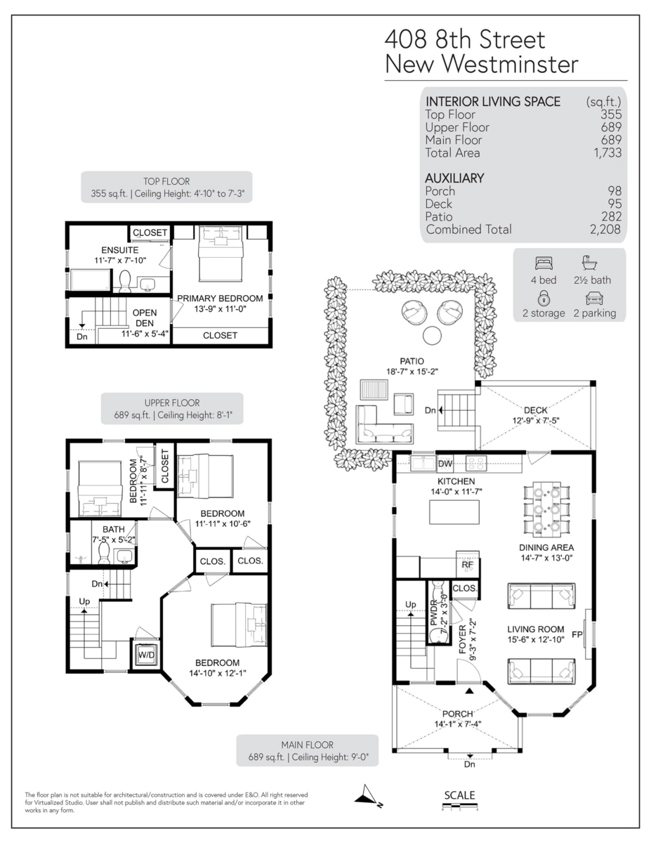 Front Yard Photo of 408 Eighth Street, New Westminster, BC