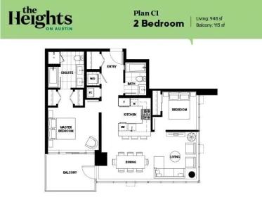 Loft / Bonus Room Photo of 1204 1045 Austin Avenue, Coquitlam, BC