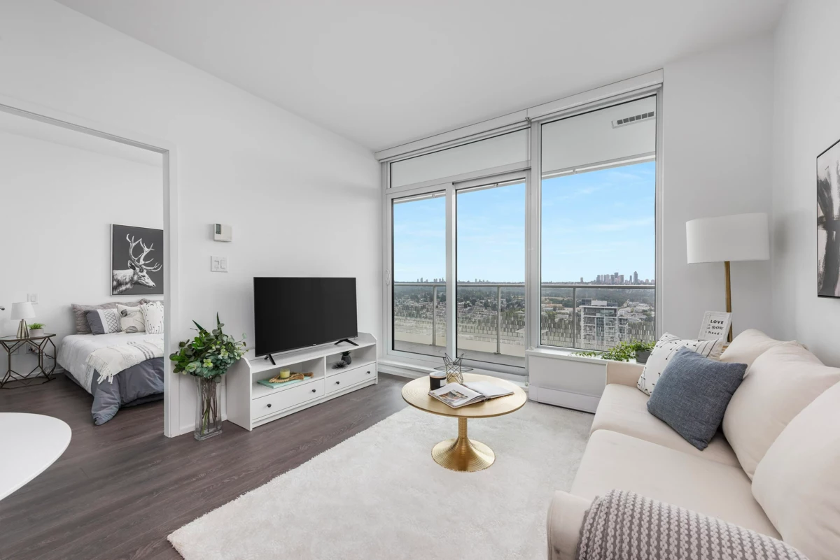 Living Room Photo of 3603 4650 Brentwood Boulevard, Burnaby, BC