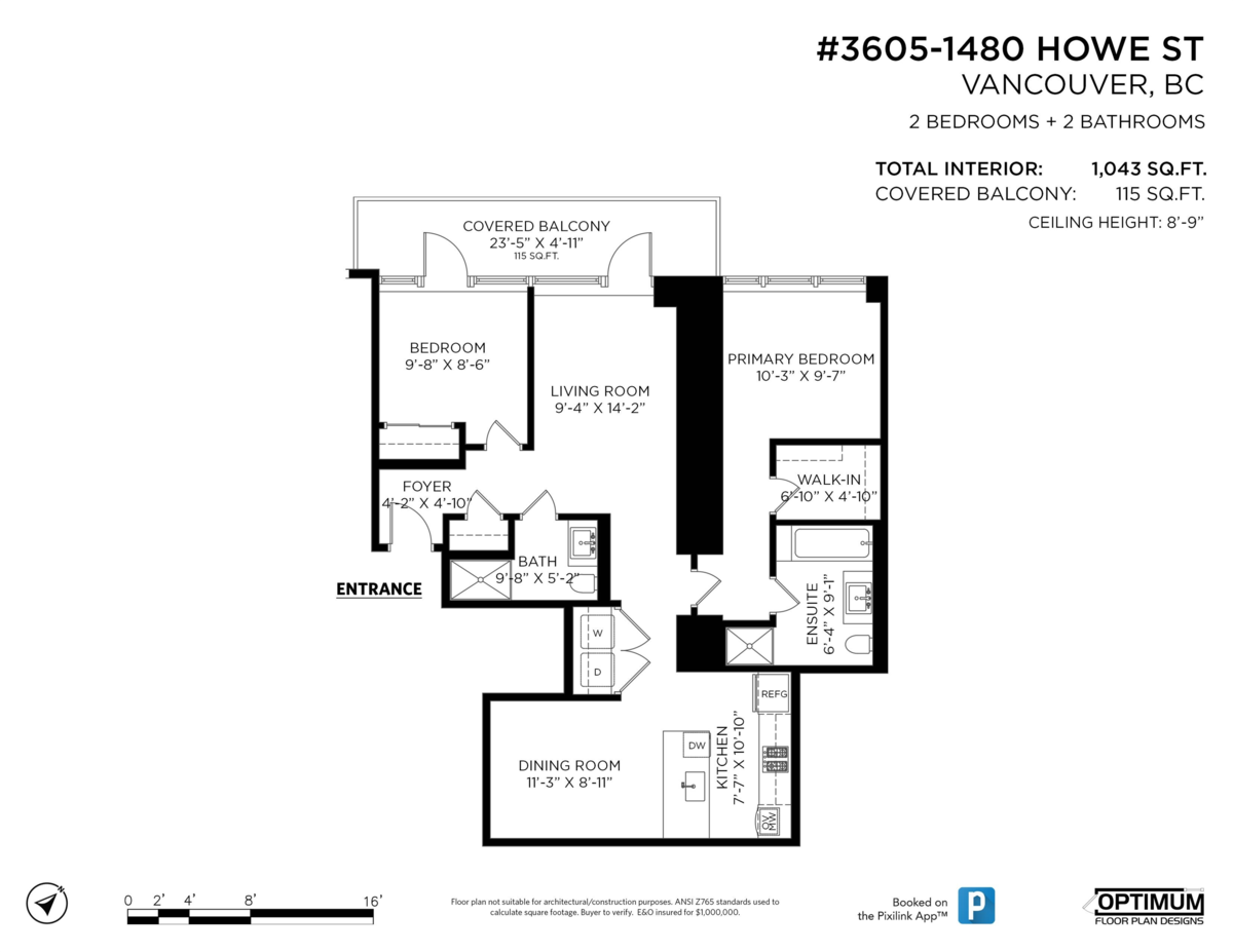 Community Amenities Photo (Clubhouse) of 3605 1480 Howe Street, Vancouver, BC