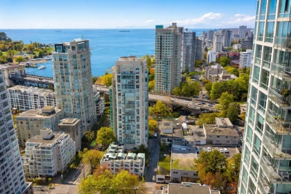 Living Room Photo of 3605 1480 Howe Street, Vancouver, BC