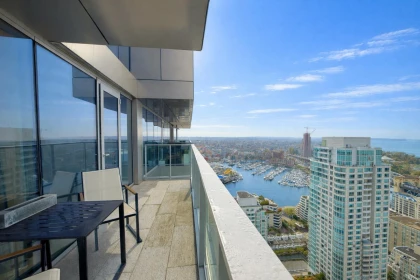 Outdoor Patio Photo of 3605 1480 Howe Street, Vancouver, BC
