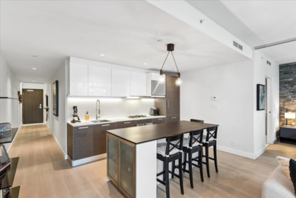 Kitchen Island Photo of 402 1477 W Pender Street, Vancouver, BC