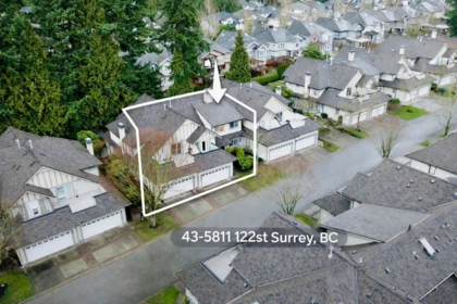 43 5811 122 Street, Surrey, BC, Surrey — Townhouse for sale