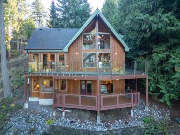Front exterior of 2648 Galleon Way, Pender Island, BC