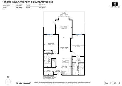 101 2460 Kelly Avenue, Port Coquitlam, BC, Port Coquitlam — Apartment/Condo for sale