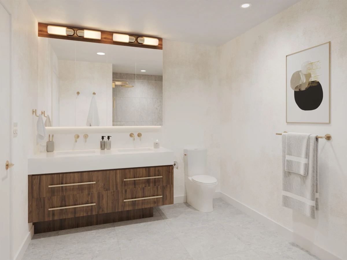 Guest Bathroom Photo of 107 602 E 2nd Street, North Vancouver, BC