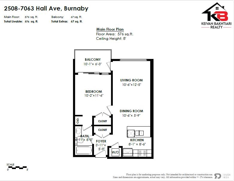 Powder Room Photo of 2508 7063 Hall Avenue, Burnaby, BC
