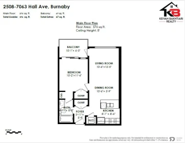 Powder Room Photo of 2508 7063 Hall Avenue, Burnaby, BC