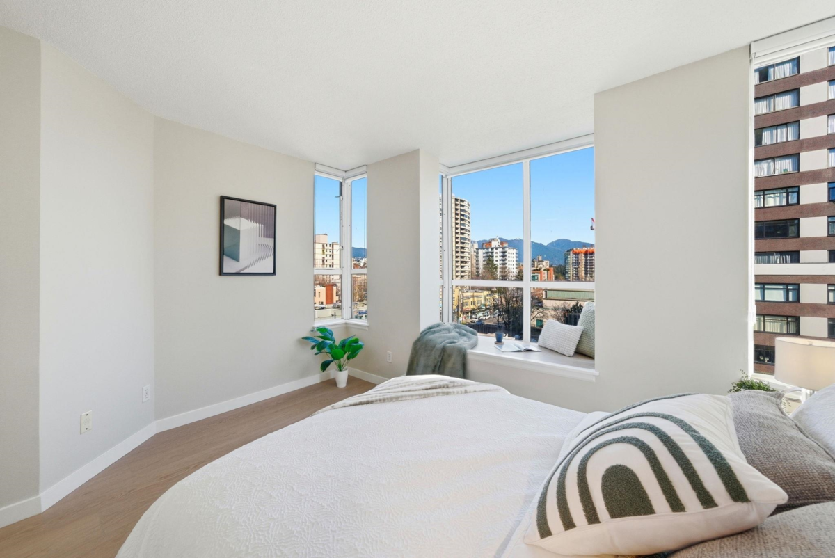 Backyard Photo of 702 1771 Nelson Street, Vancouver, BC