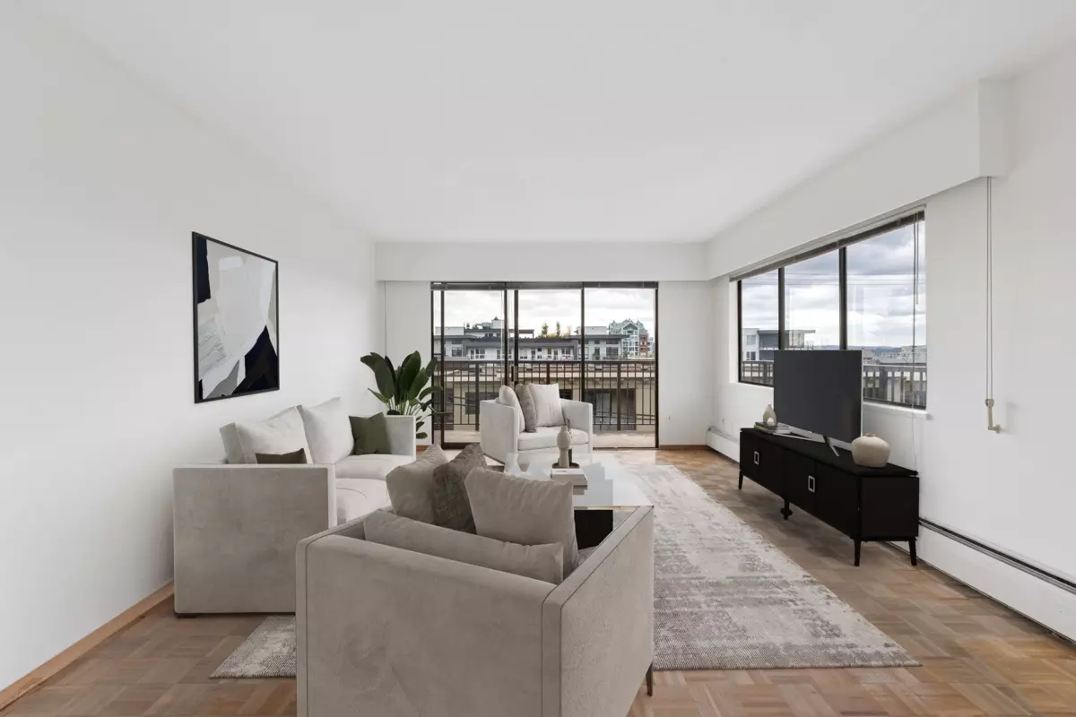 Living Room Photo of 211 155 E 5th Street, North Vancouver, BC