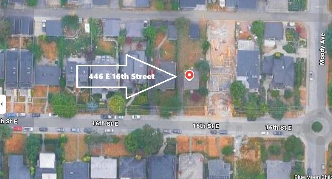 Exterior Rear Photo of 446 E 16th Street, North Vancouver, BC