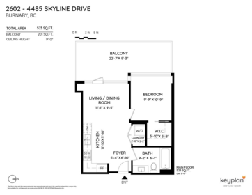 Walk-In Closet Photo of 3302 4485 Skyline Drive, Burnaby, BC