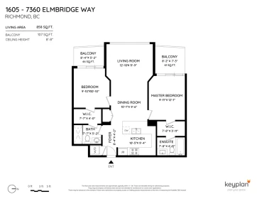 Backyard Photo of 1605 7360 Elmbridge Way, Richmond, BC