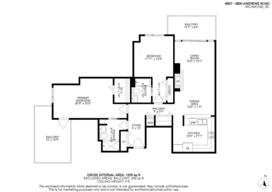 Garden / Landscaping Photo of 407 5800 Andrews Road, Richmond, BC