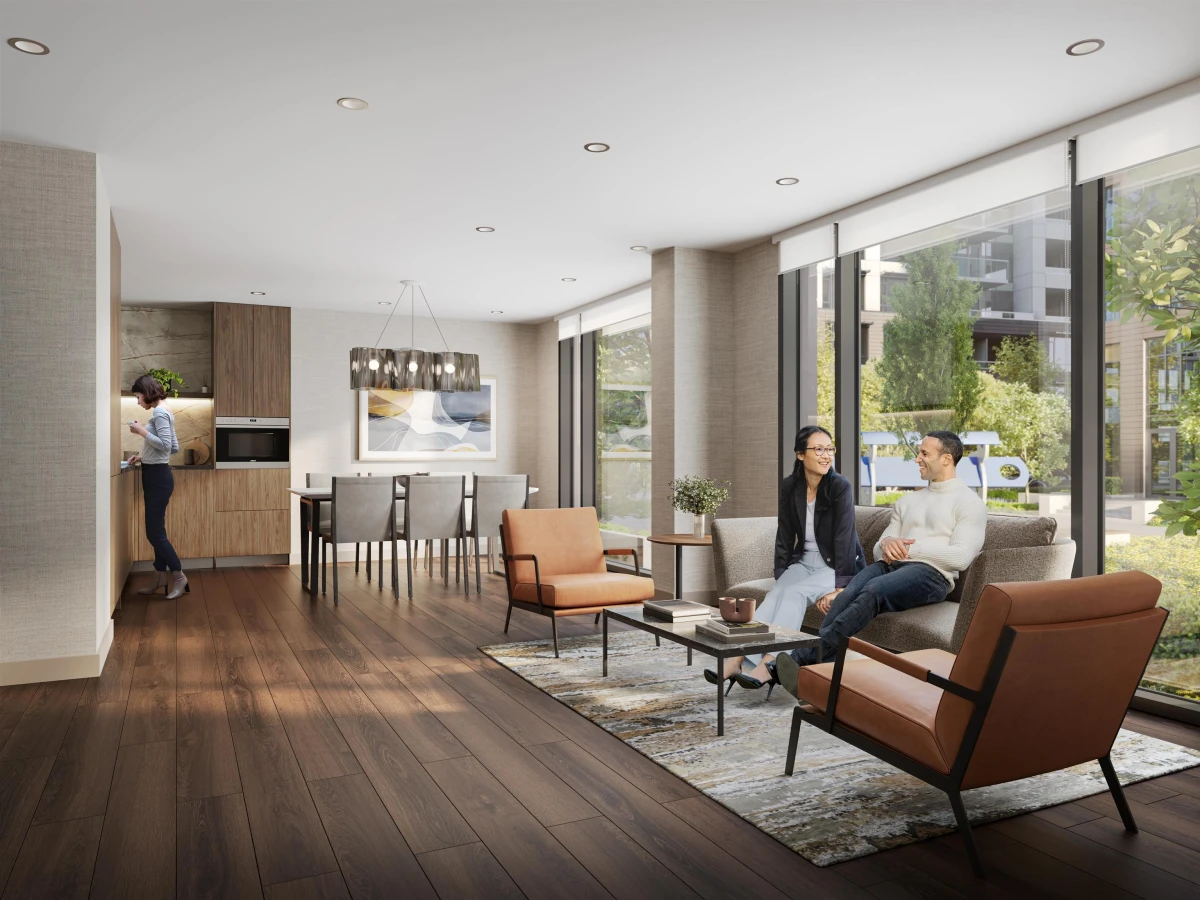 Living Room Photo of 409 6333 Mah Bing Street, Richmond, BC