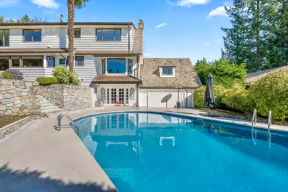 Swimming Pool Photo of 3047 Spencer Close, West Vancouver, BC