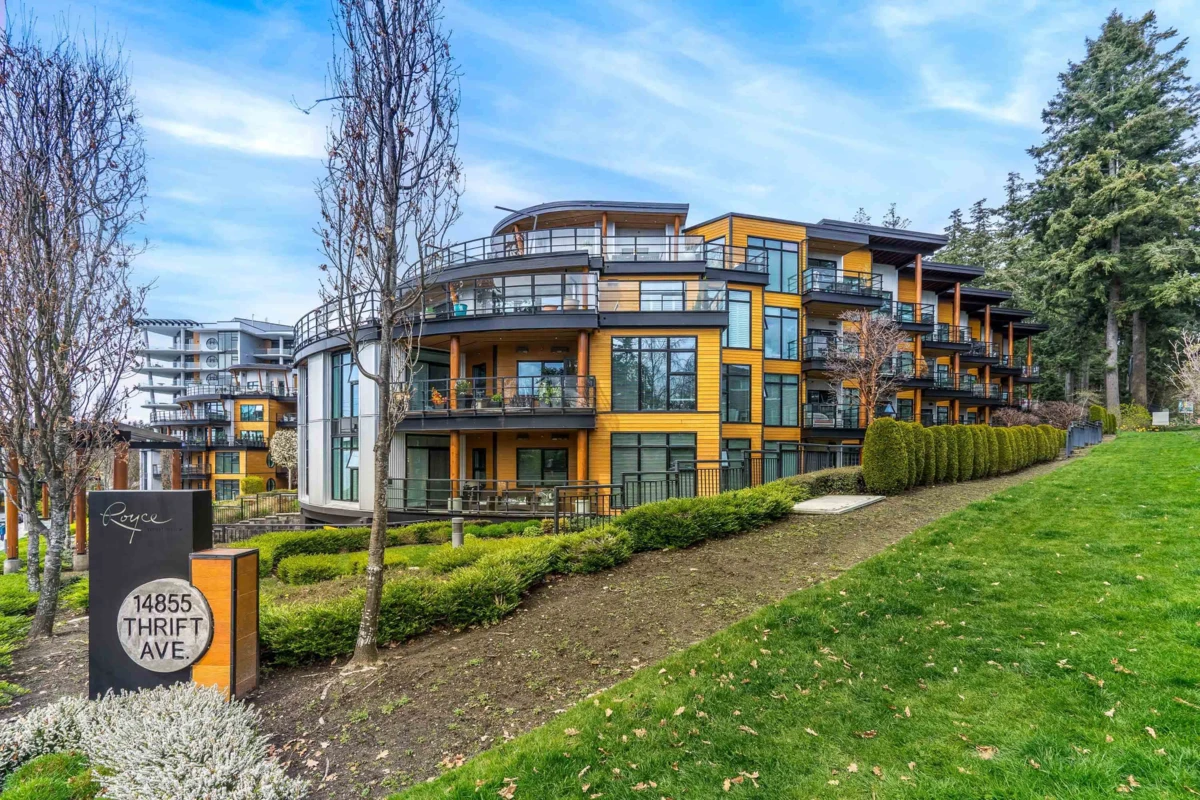 Exterior Rear Photo of 505 14855 Thrift Avenue, White Rock, BC