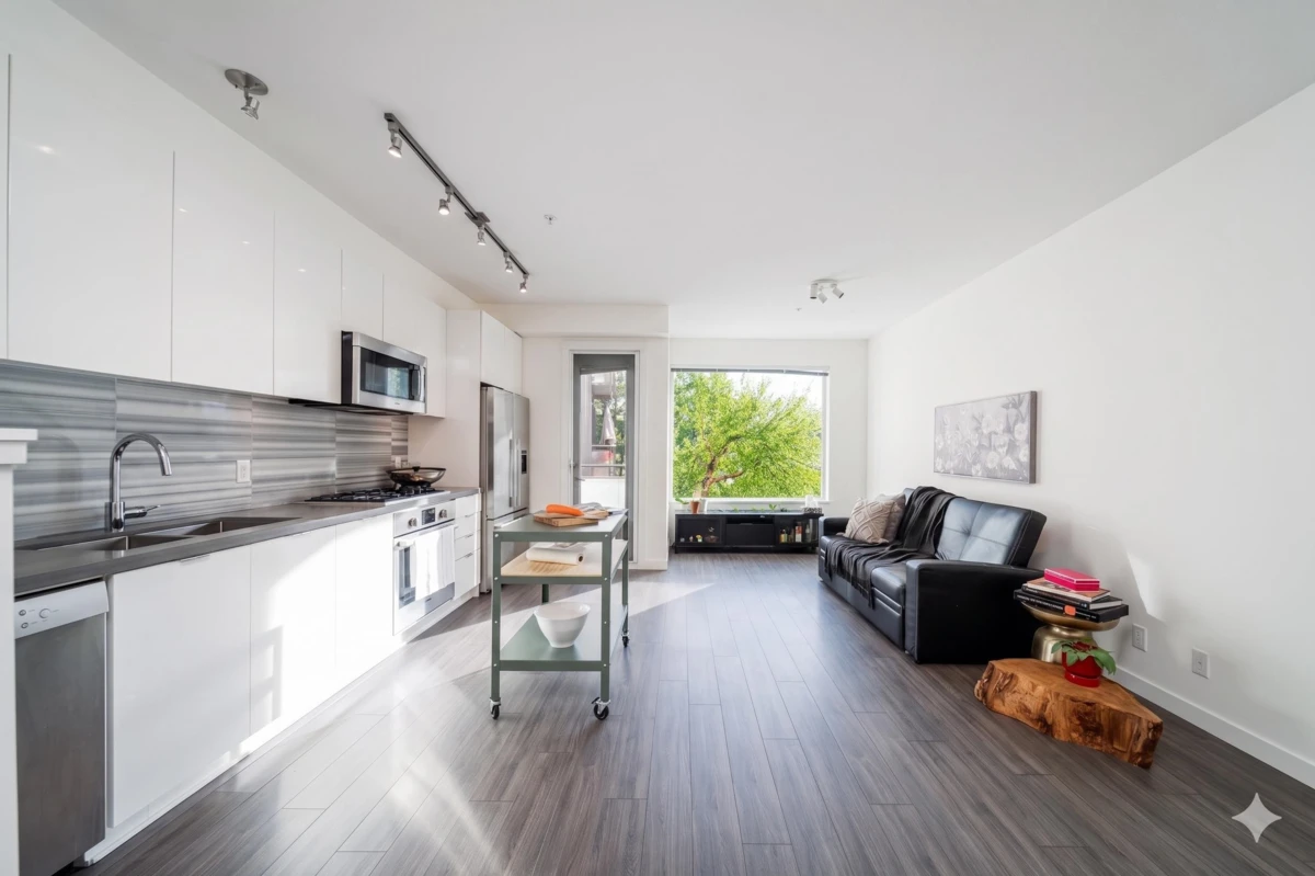 Exterior Rear Photo of 301 3138 Riverwalk Avenue, Vancouver, BC