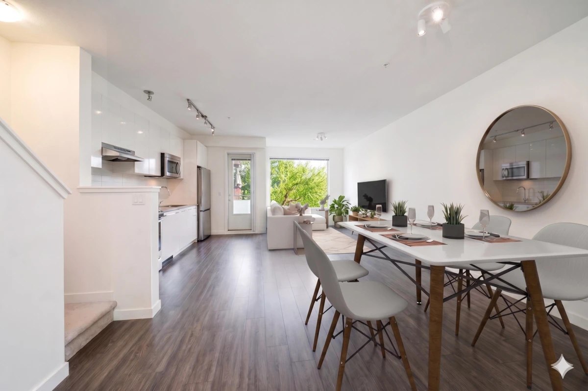 Living Room Photo of 301 3138 Riverwalk Avenue, Vancouver, BC