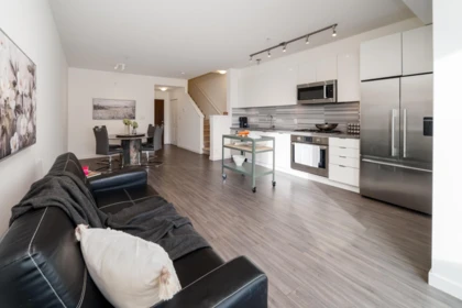 Kitchen Island Photo of 301 3138 Riverwalk Avenue, Vancouver, BC