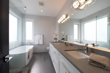 Powder Room Photo of 900 Hendry Avenue, North Vancouver, BC