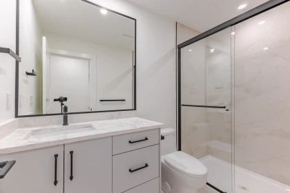 Guest Bathroom Photo of 103 1045 Quadling Avenue, Coquitlam, BC