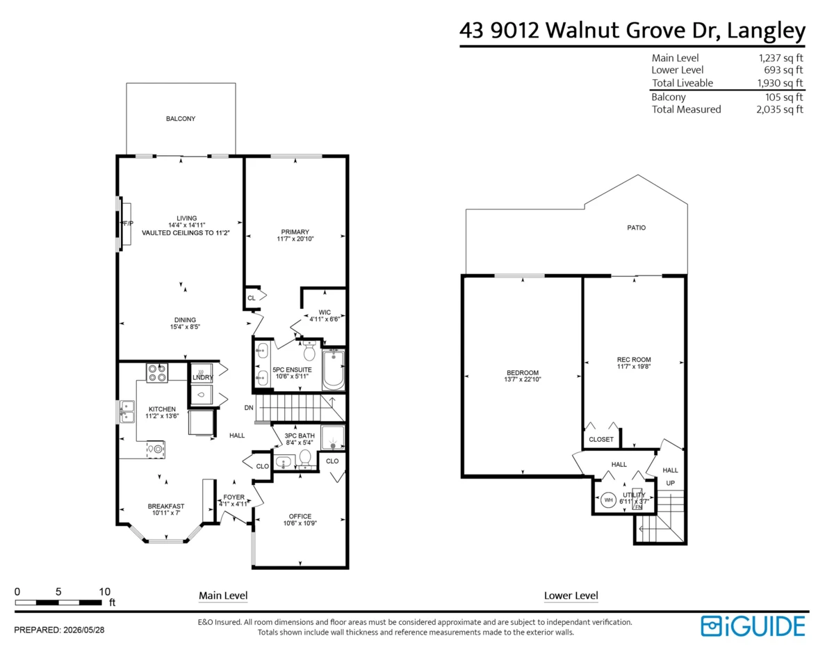 Living Room Photo of 43 9012 Walnut Grove Drive, Langley, BC