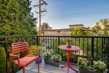 Outdoor Deck Photo of 215 2273 Triumph Street, Vancouver, BC