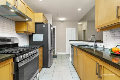 Kitchen Island Photo of 107 6328 Larkin Drive, Vancouver, BC