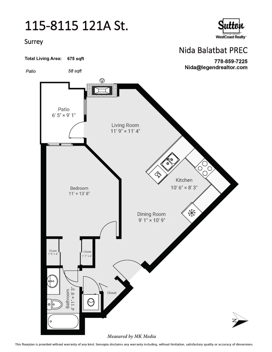 Exterior Rear Photo of 115 8115 121a Street, Surrey, BC