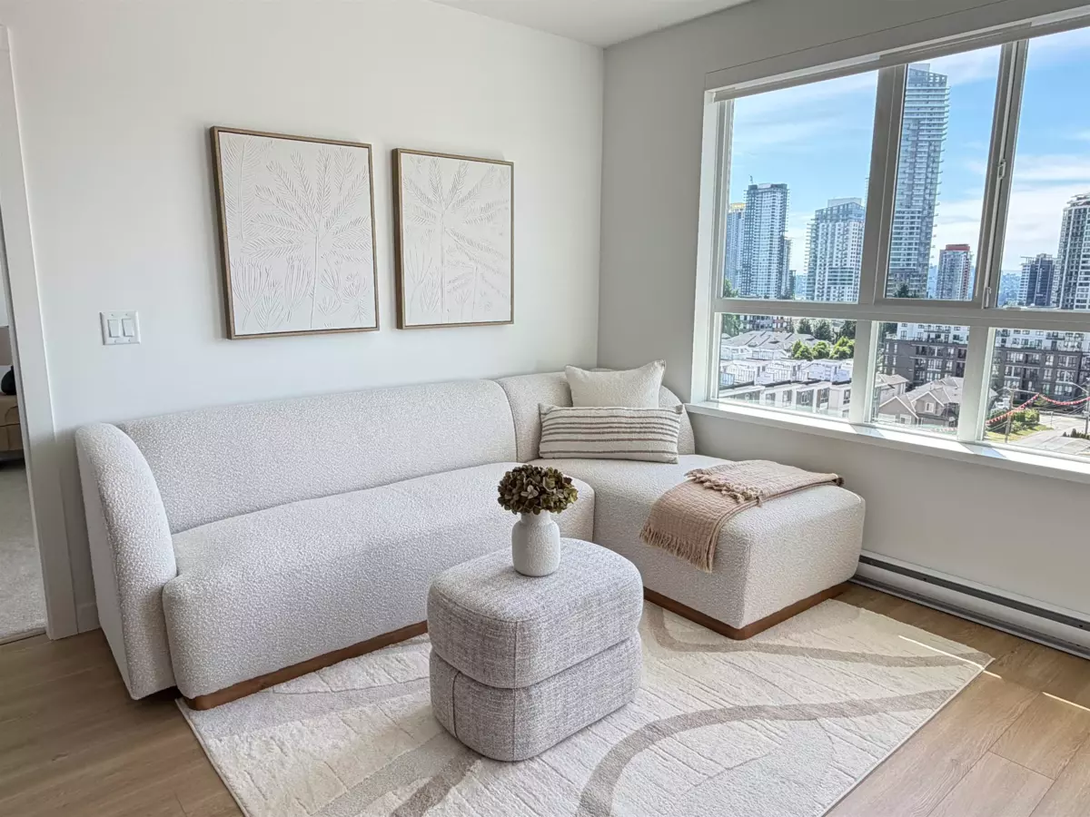 Living Room Photo of 603 723 Grover Avenue, Coquitlam, BC