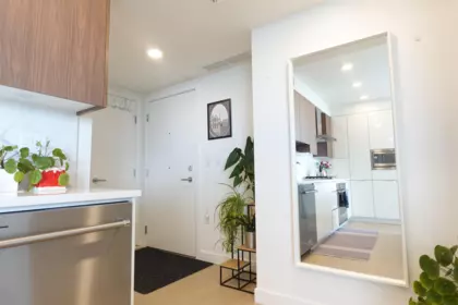 Kitchen Island Photo of 2401 7769 Park Crescent, Burnaby, BC